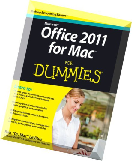 office 2011 for mac for dummies
